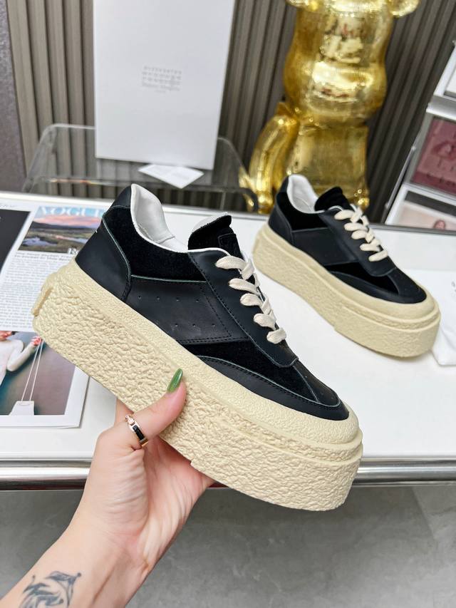 情侣款 Maison Margiela 马吉拉 走秀新款 Mm6老爹鞋厚底休闲运动鞋 原版开发顶级版本 马吉拉最新配色runner系列retro运动鞋 以经典球