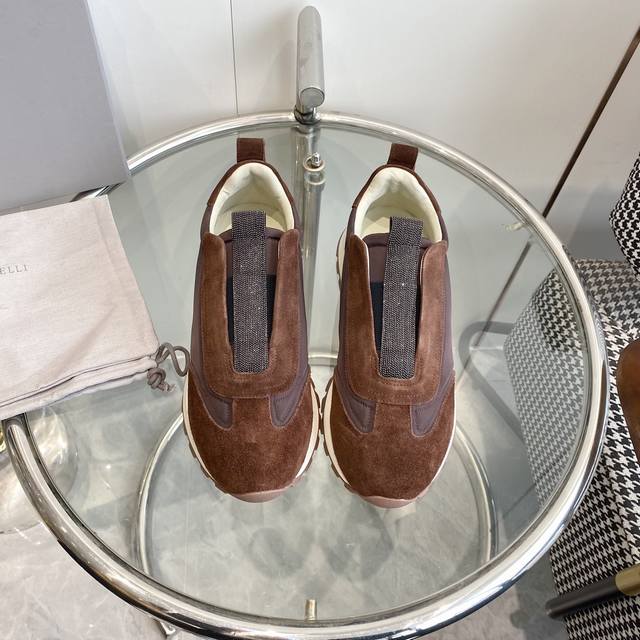 Brunello Cucinelli Bc高版本休闲运动鞋 经典又百搭 舒适度满分真的超级好看 Zp拆鞋一比一完美复刻 Size 35-42 35.41.42定