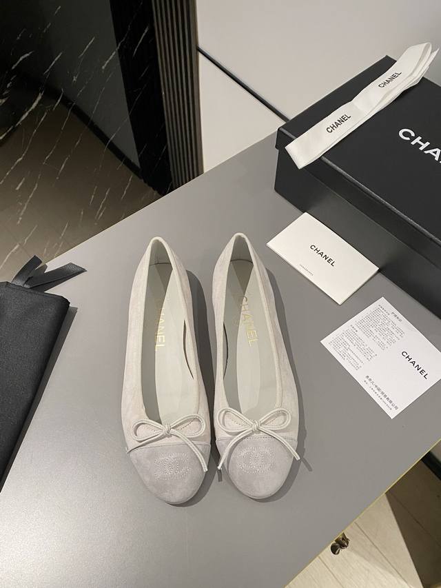 Chanel经典芭蕾舞鞋 皮底 Size 34 35 35.5 36 36.5 37 37.5 38 38.5 39 39.5 40 40.5 41 41.5