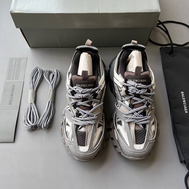 纯原版本 无美人尖 市场天花板 巴黎世家3.0 三代户外概念鞋 Balenciaga Sneaker Tess S.Gomma Maille Whiteoran