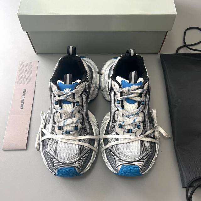 纯原版本balenciaga Phantom Sneaker 巴黎世家全新做旧十代黄色潮流跑鞋 在延续 Track Trainer 户外轮廓和复杂鞋面结构的同时