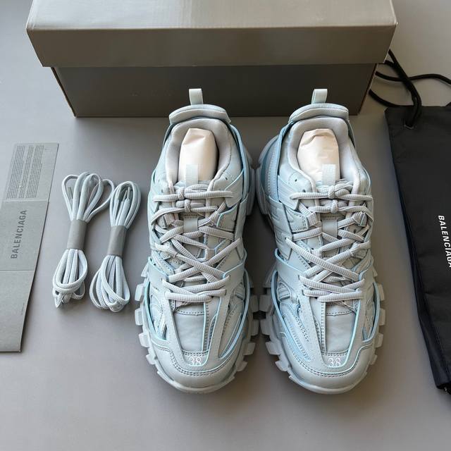 纯原版本 无美人尖 市场天花板 巴黎世家3.0 三代户外概念鞋 Balenciaga Sneaker Tess S.Gomma Maille Whiteoran