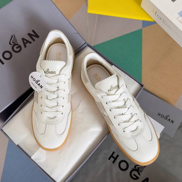 顶级版本：女款 男款 Hogan霍根最新h327 Cool系列 情侣款 德训鞋 休闲运动鞋 小白鞋 原版购入开发 做货 Hogan Cool系列结合复古元素与当