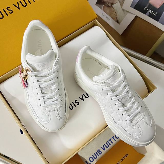 顶级版本： Lv 路易威登l家驴牌groovy Platform 系列 龙年限定 休闲 运动鞋 小白鞋 原版购入开发 做货 本款 Lv Groovy Platf