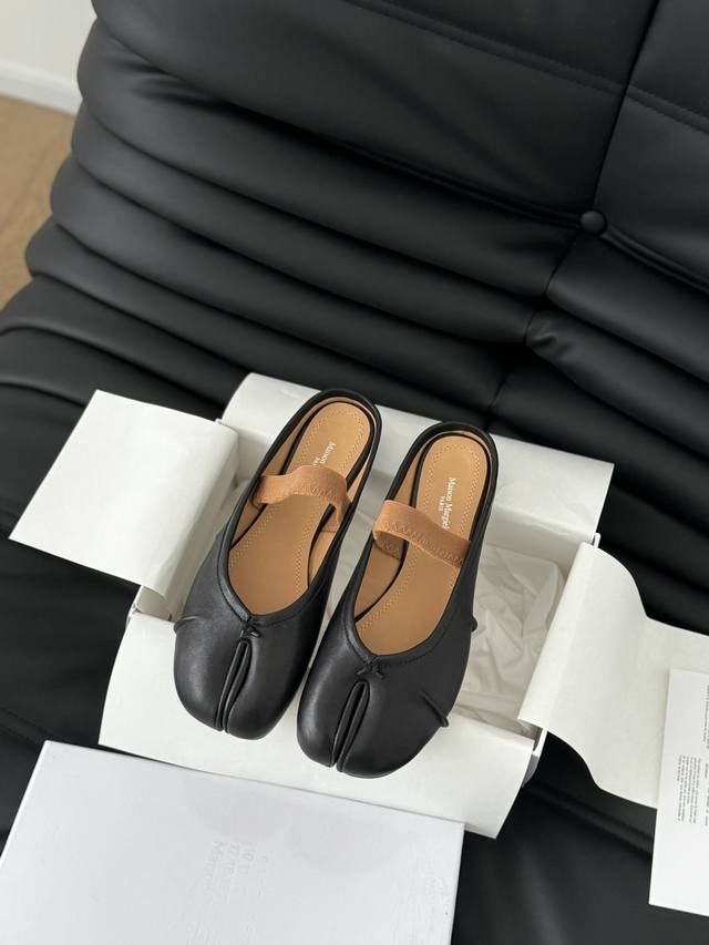 P半拖 单鞋 高定品质！Maison Margiela Mm6分趾鞋 Tabi 意产植鞣羊皮！ 欢迎对比 真正的原版大底！ Size:35-40