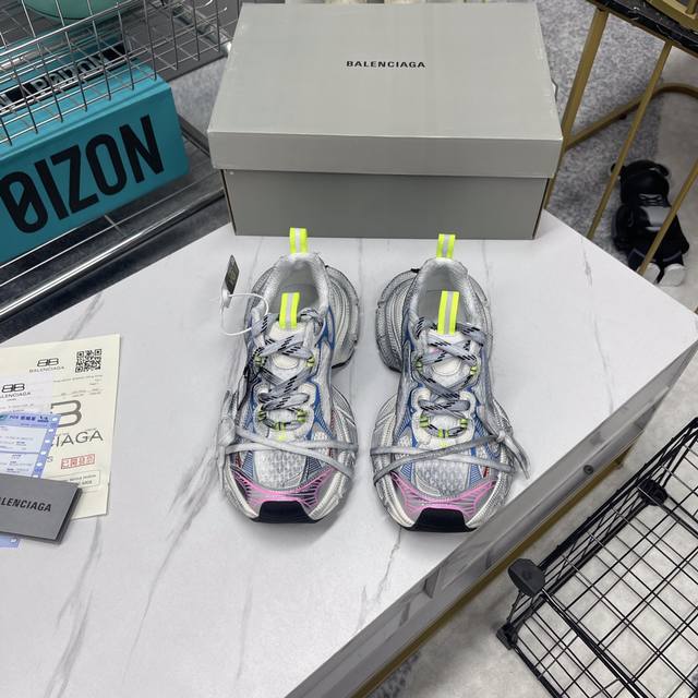 出厂 莞版顶级版本 区分市面广州版本 Balenciaga巴黎世家 九代 最新爆款3Xl Sneaker系列 情侣款 休闲 老爹鞋 运动鞋 原版购入开发 做货