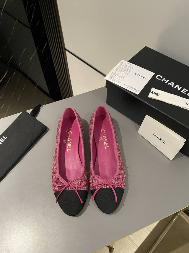 Chanel经典芭蕾舞鞋 皮底￥： Size：34 35 35.5 36 36.5 37 37.5 38 38.5 39 39.5 40 40.5 41 41.